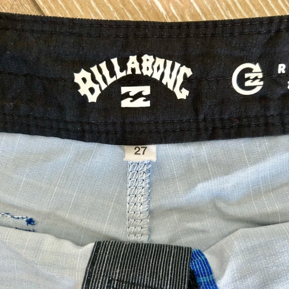Billabong Big Boys Blue and Black Boardshorts